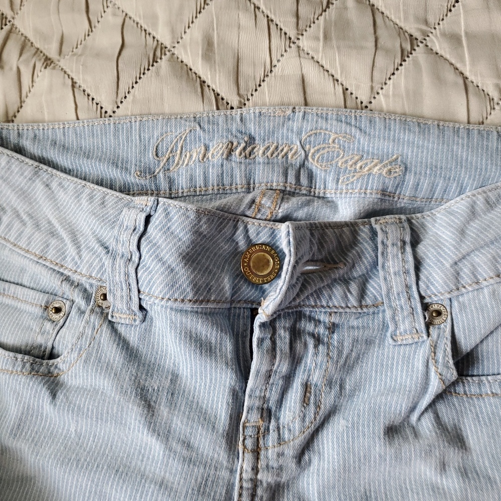 American Eagle boot cut jeans short